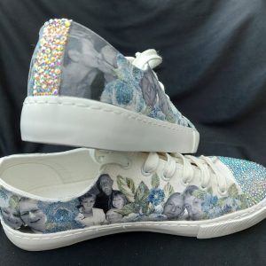 Photo Memorial Shoes: examples of low top styles