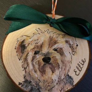 Pet Portrait hanging ornament