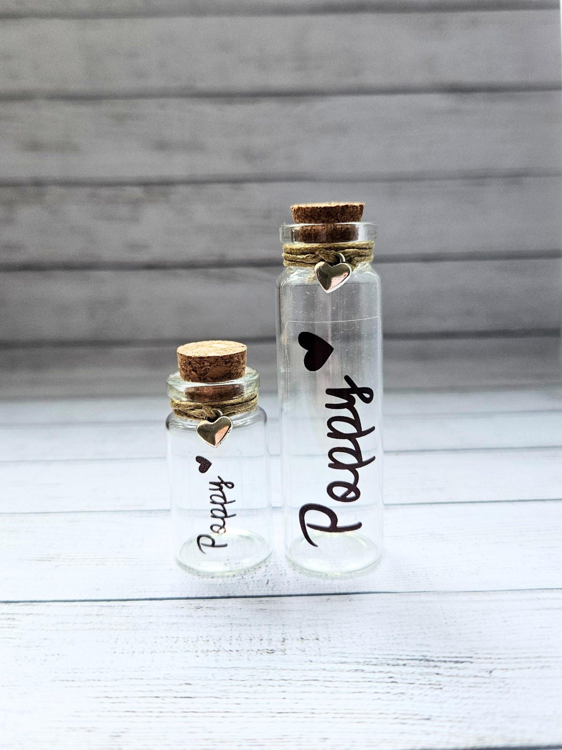 Custom Name Memorial mini jar bottle, Pet Loss, Ashes, Remembrance, Memory Keepsake, Pet Fur Container, Personalised Name, Wedding favours