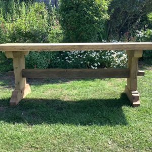 Medieval style Farmhouse Trestle Table