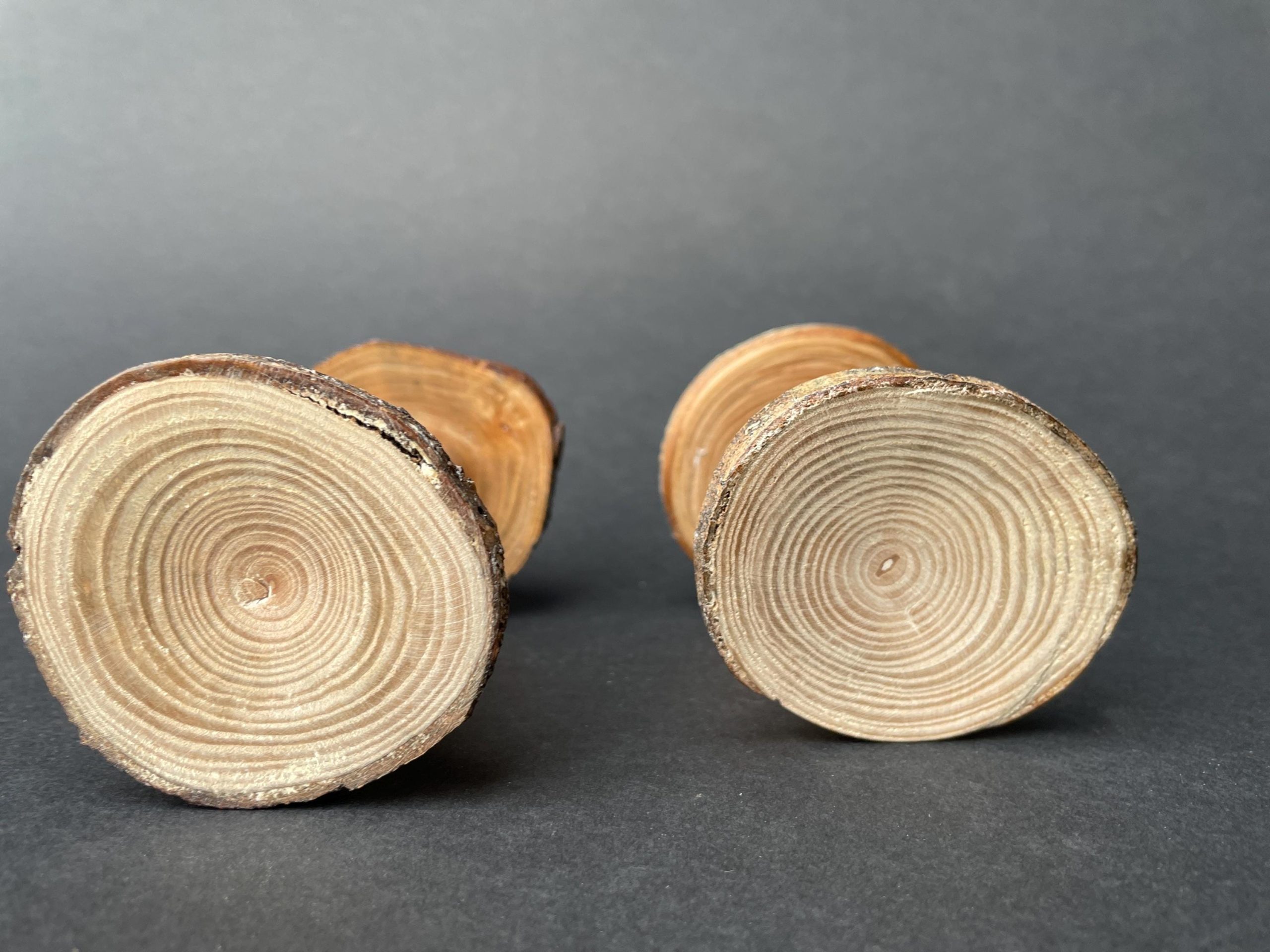 Hand Turned Wooden Mushrooms – Rustic Ash Woodland Decor, Cottagecore (Set of 2) - Image 7