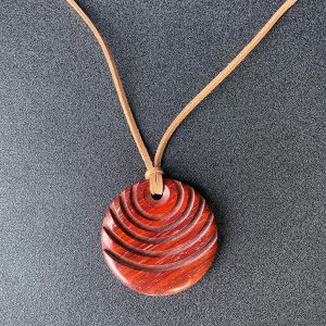 Unique hand crafted Wooden pendant