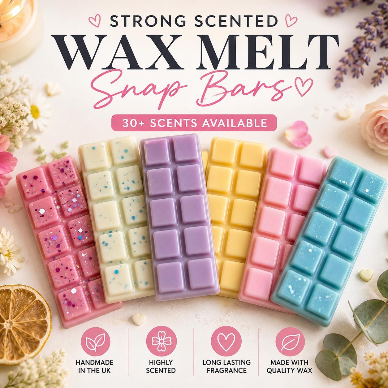 Perfume Aftershave Wax Melts, Inspired Scents, Strong Scented Snap Bars (UK) - Image 3