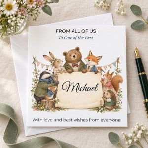 Personalised Colleague Leaving Card | From All of Us | Large Signing Card, Any Name