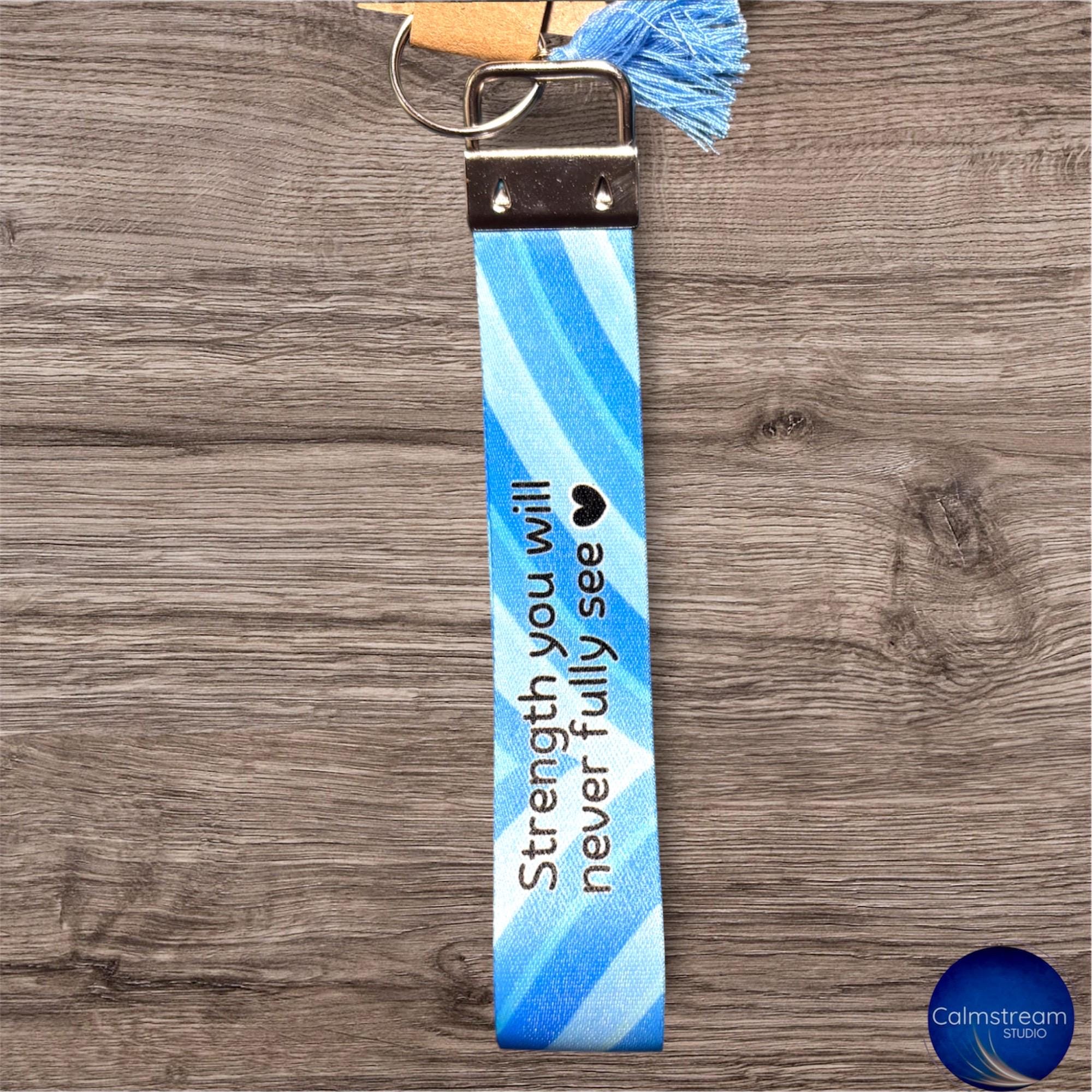 Parent / Family Carer Wristlet Keyring – Cow Design Collaboration – “Strength You Will Never Fully See" - Image 2