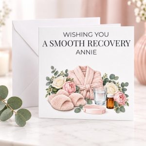 Personalised Post Operation Card for Her | Wishing You a Smooth Recovery | Any Name