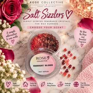 Handmade Salt Sizzlers for Wax Burners, Highly Scented Home Fragrance – Choose Your Scent