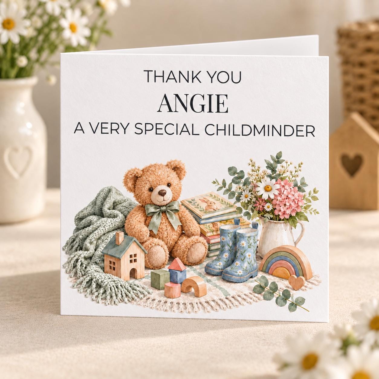 Personalised Childminder Thank You Card | Very Special Childminder | Any Name - Image 4