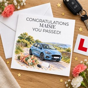 Personalised You Passed Driving Test Card for Her | New Driver | Any Name