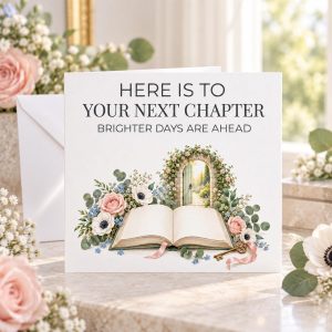 Personalised Divorce Card for Her | Brighter Days Ahead | Supportive Fresh Start Card