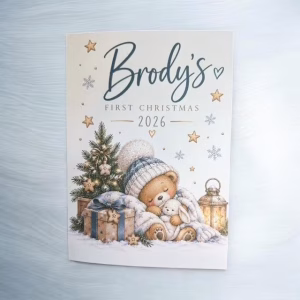 Personalised First Christmas Card